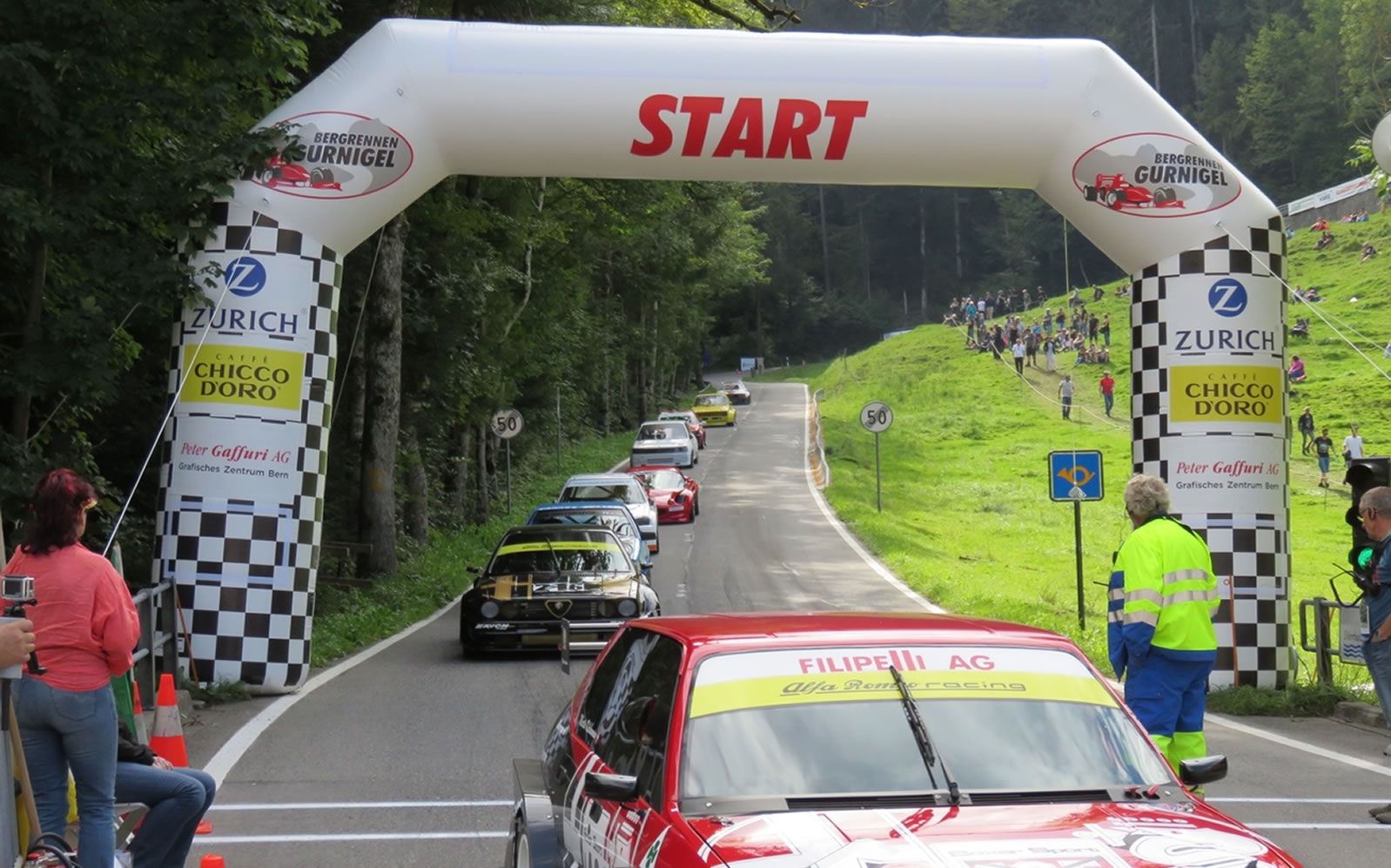 Autorennen und spannende Fahrzeuge am Gurnigel Bergrennen 2019